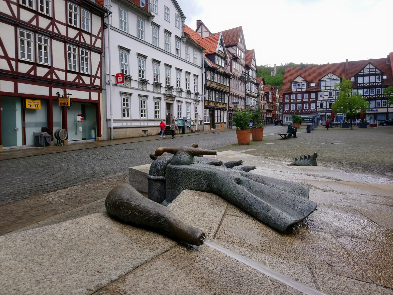 Wasserspritzenbrunnen