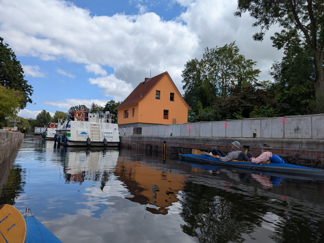 L&uuml;bzer Schleuse oben