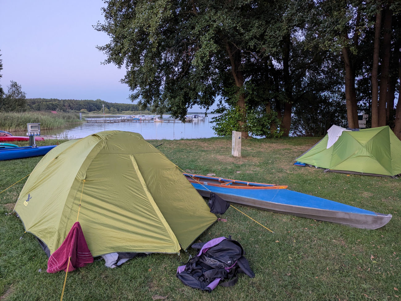 Boot und Zelte Silz