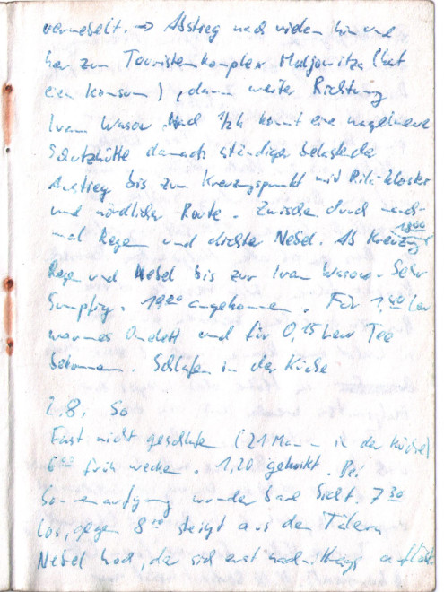 Tagebuchseite