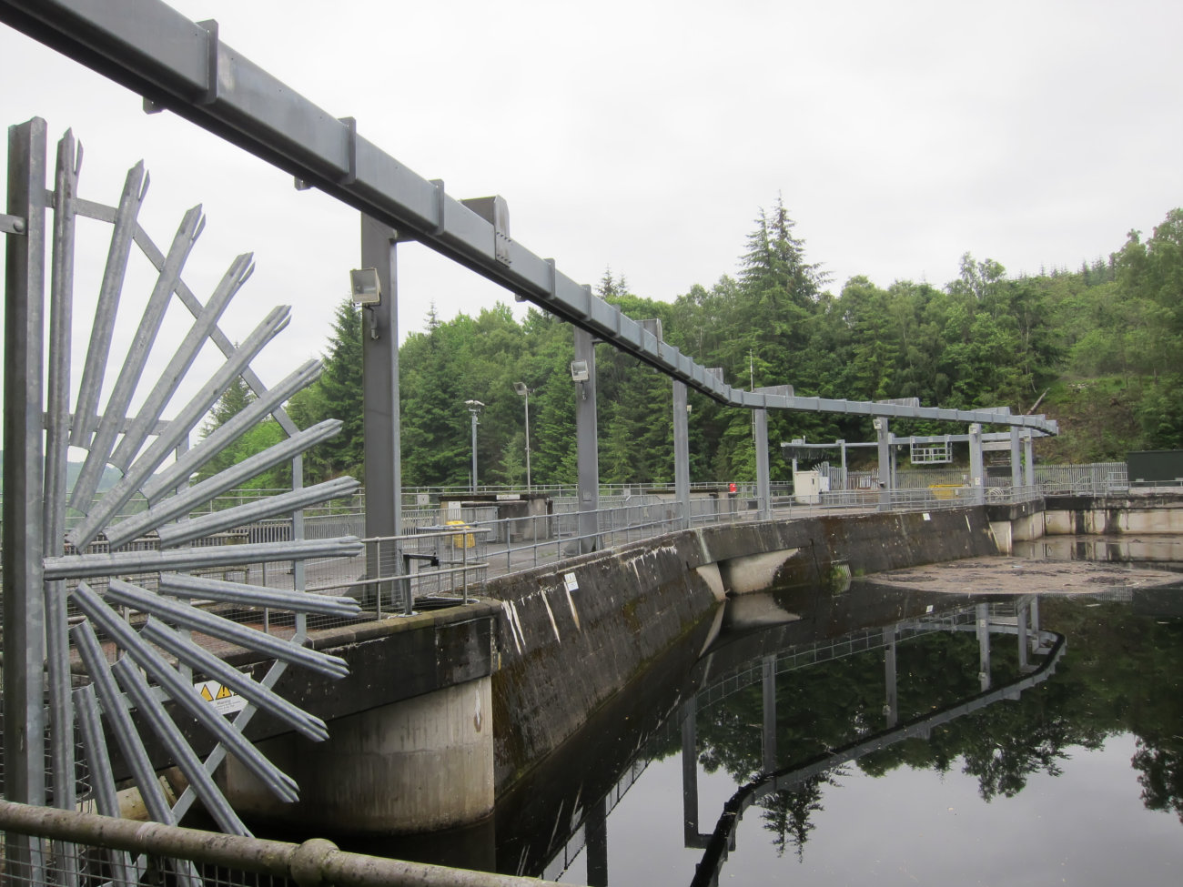 Staumauer Aigas Dam