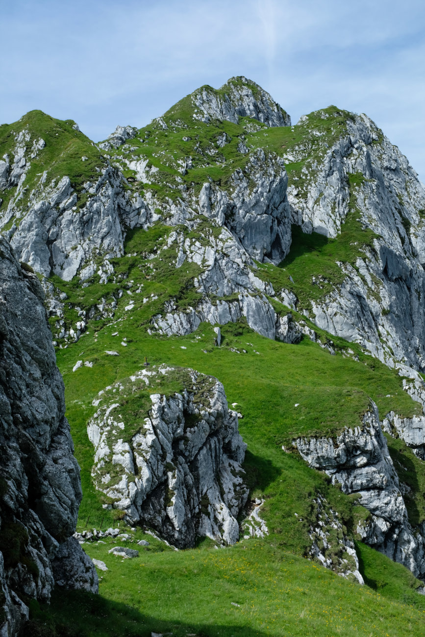 Aufstieg zum Grat