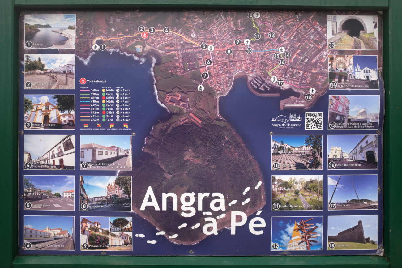 Fußwege in Angra
