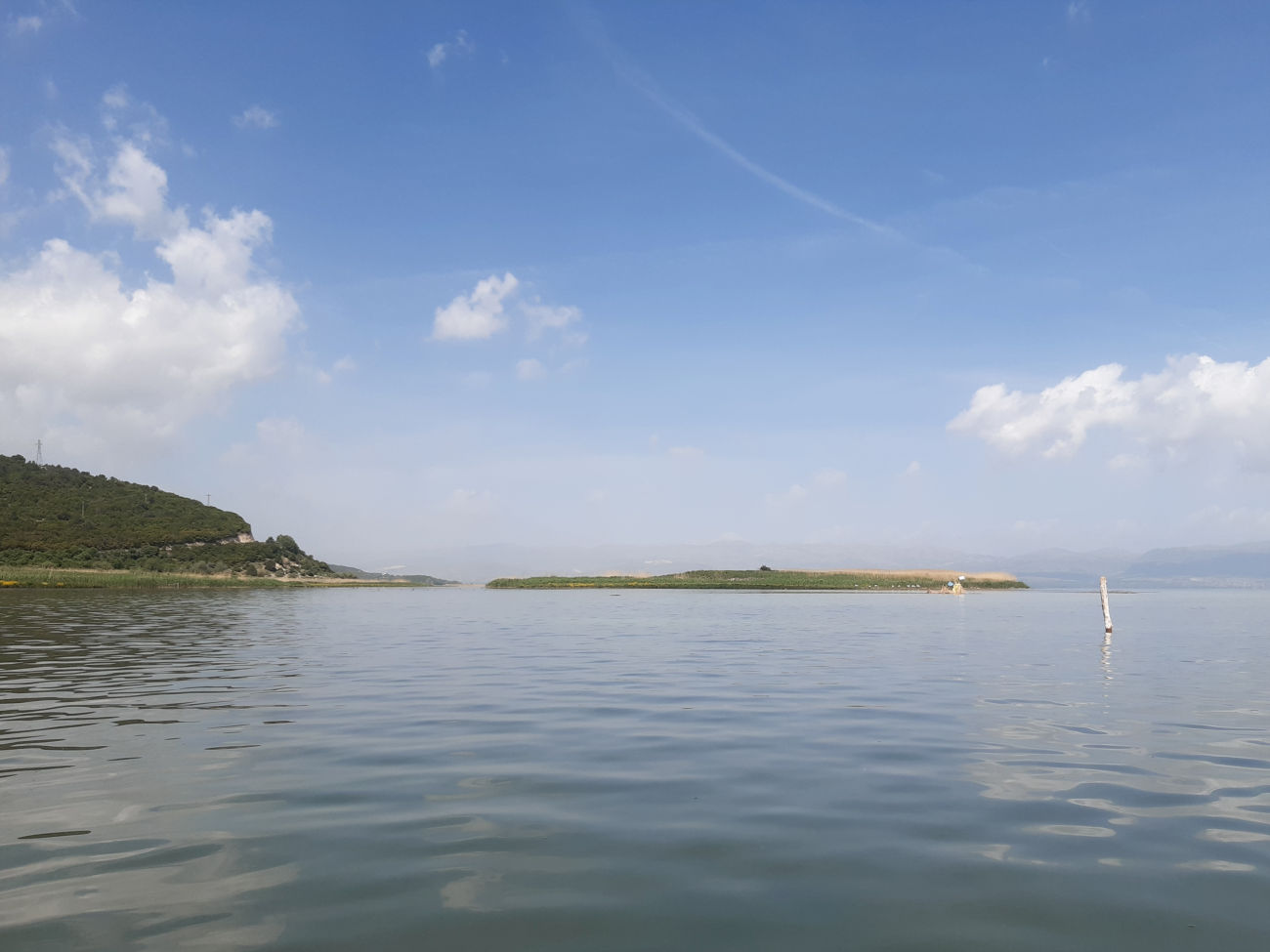 Insel am Westufer