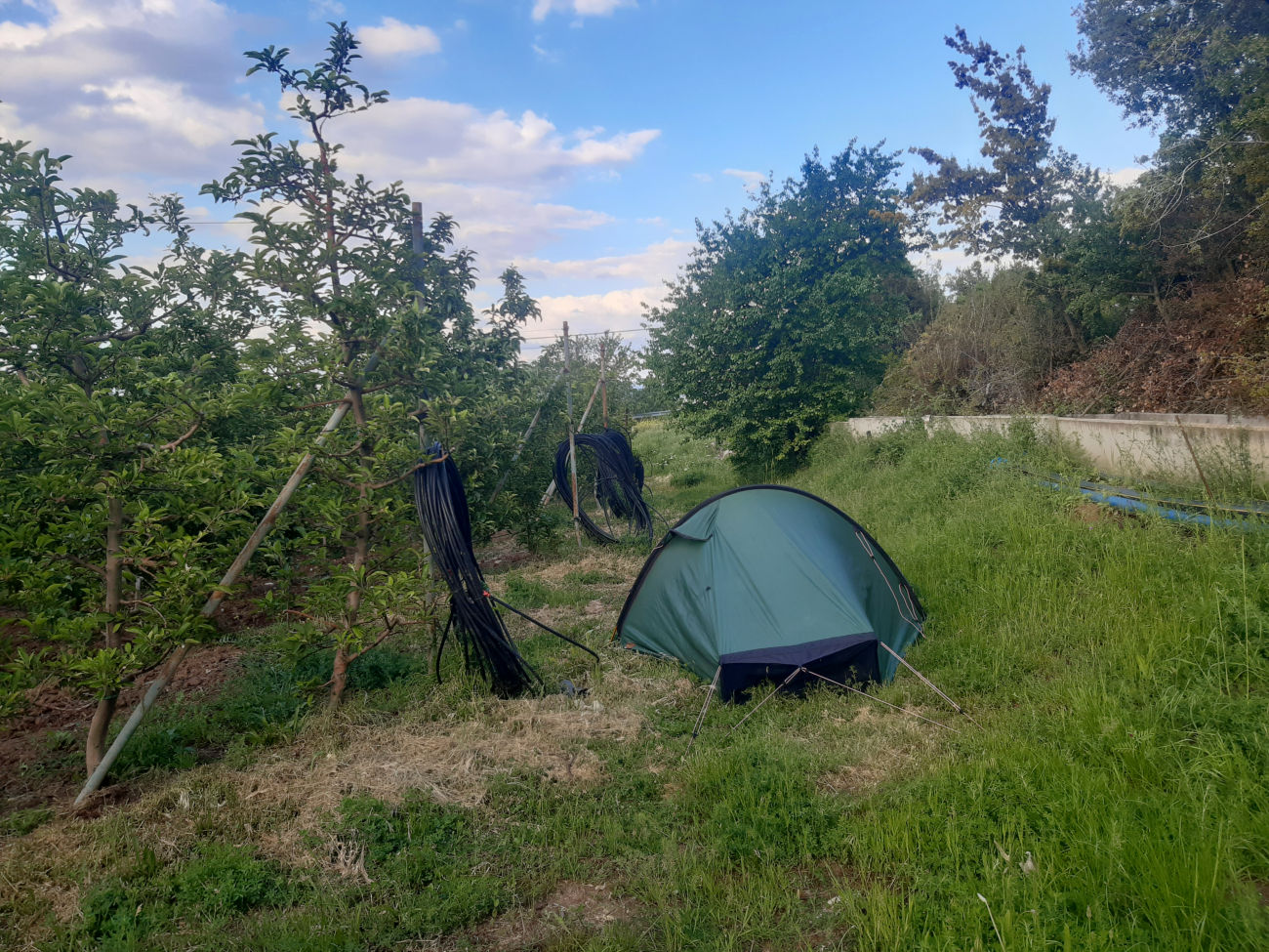 Zelt vor Eğirdir
