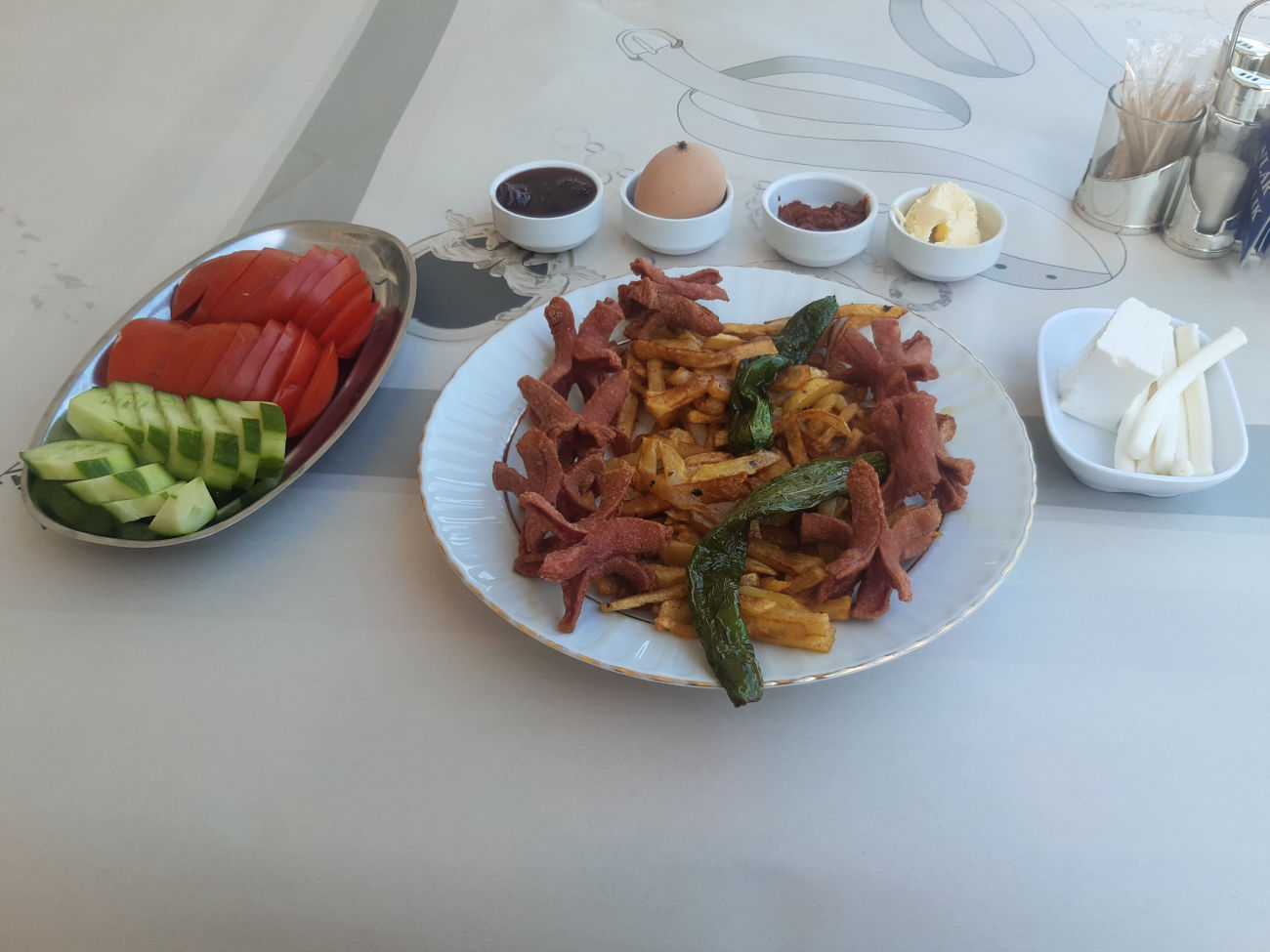 spätes Frühstück