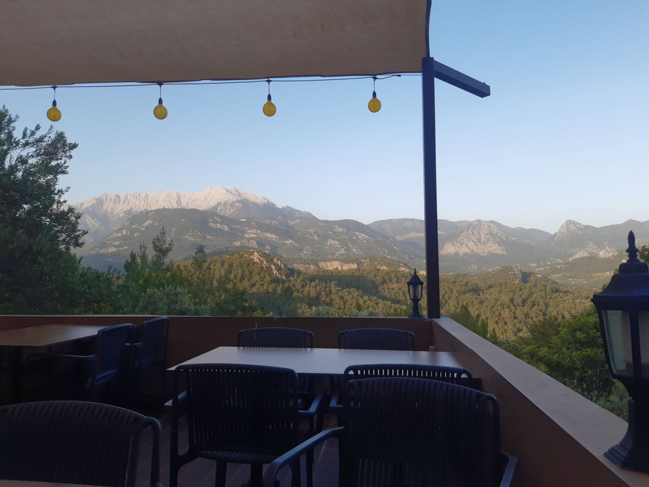Restaurantausblick